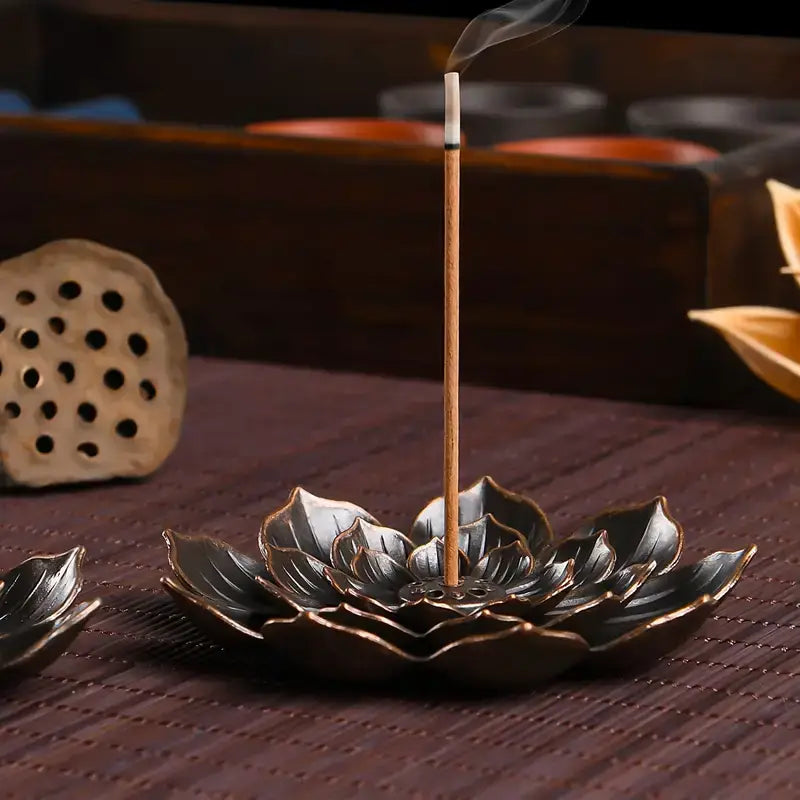 Lotus Shaped Incense Holder