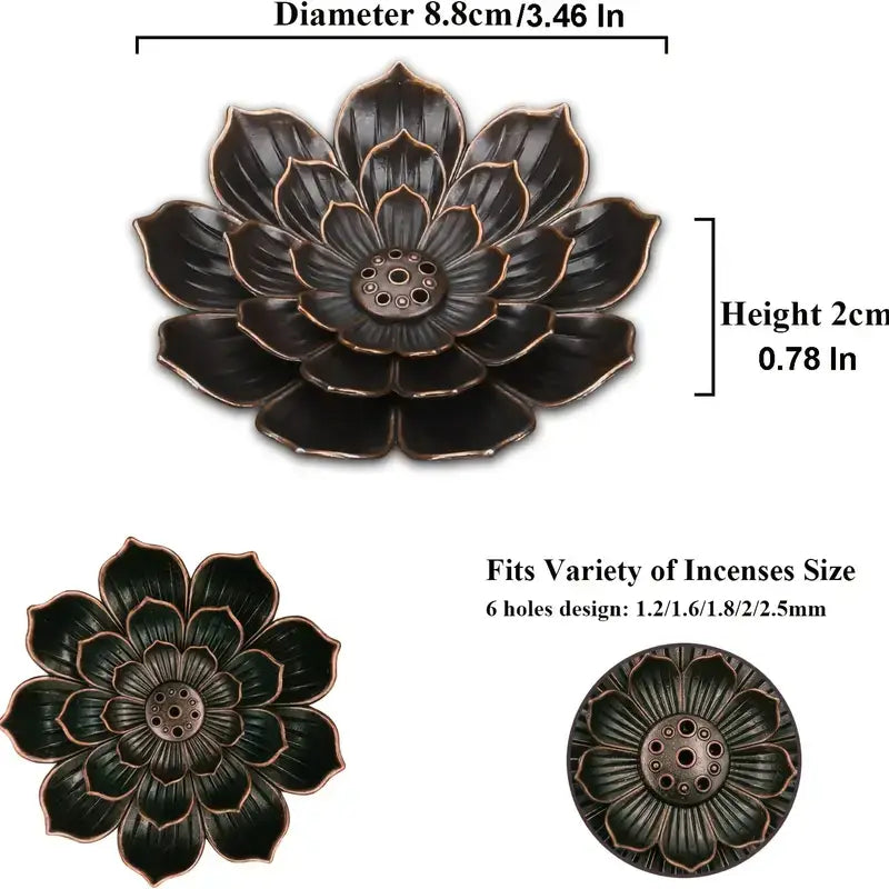 Lotus Shaped Incense Holder