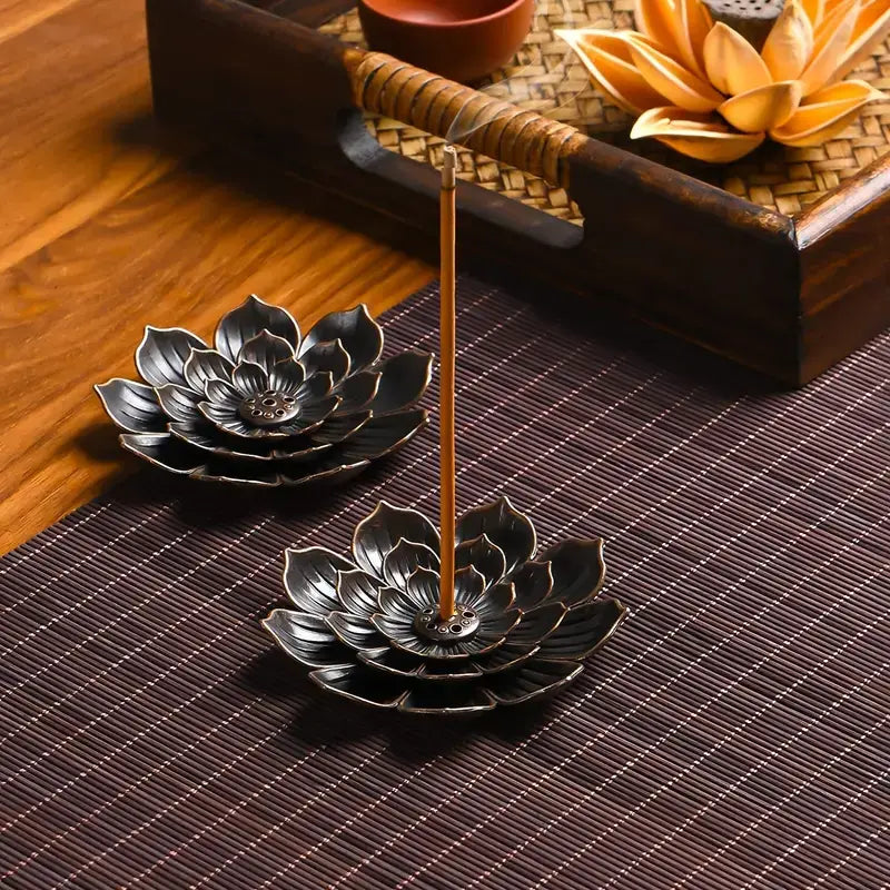 Lotus Shaped Incense Holder