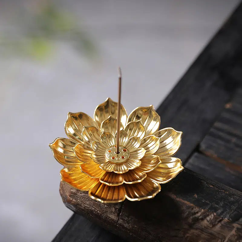 Lotus Shaped Incense Holder